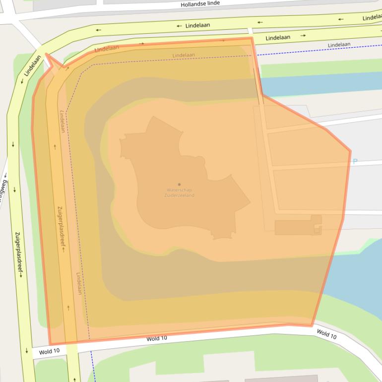 Kaart van postcodegebied 8224KT.