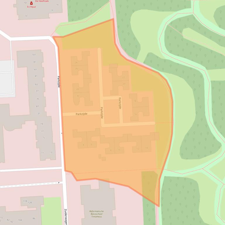 Kaart van postcodegebied 8224MG.