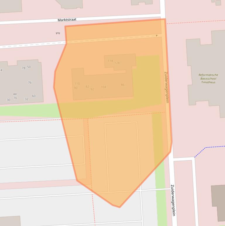 Kaart van postcodegebied 8224MJ.