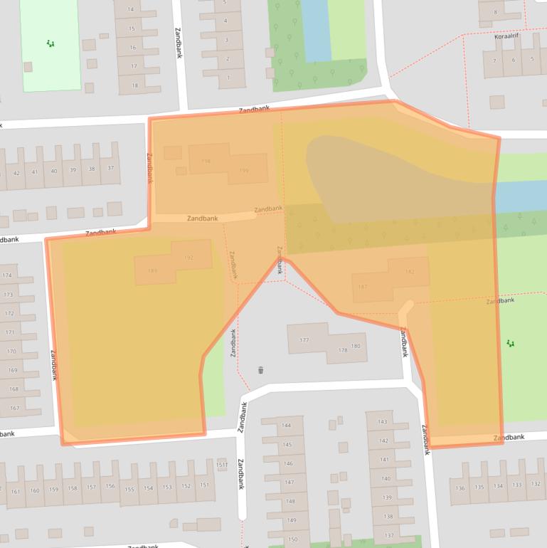 Kaart van postcodegebied 8224ZN.
