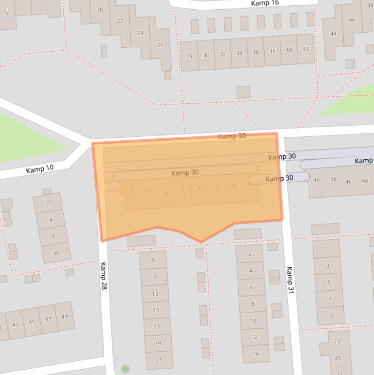 Kaart van postcodegebied 8225GM.