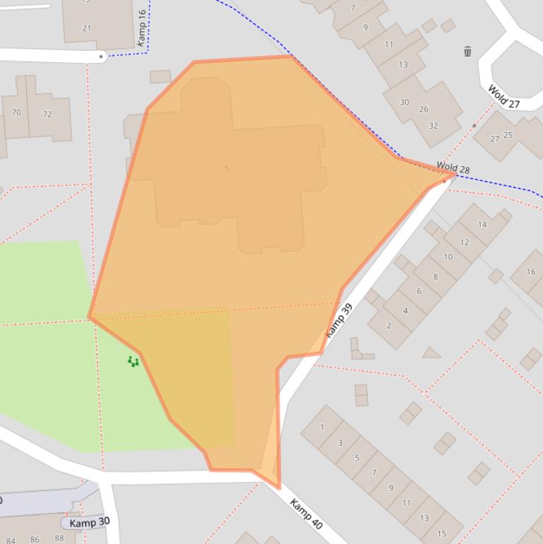 Kaart van postcodegebied 8225HA.