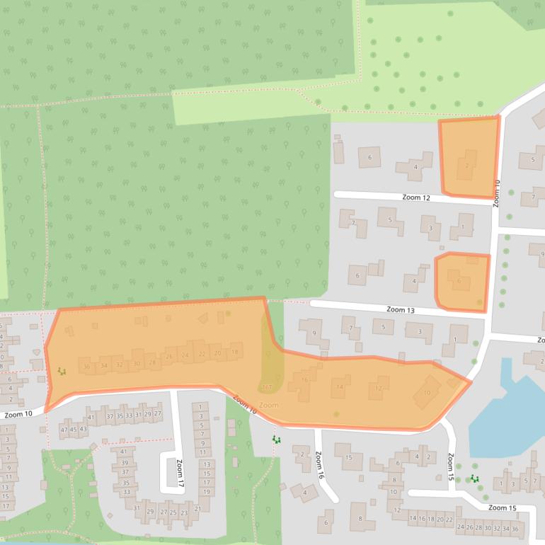 Kaart van postcodegebied 8225KB.