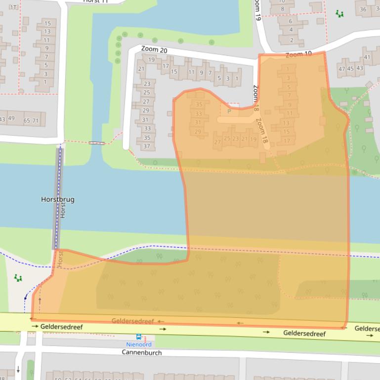 Kaart van postcodegebied 8225KM.