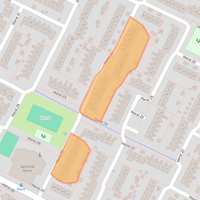 Kaart van postcodegebied 8225MR.
