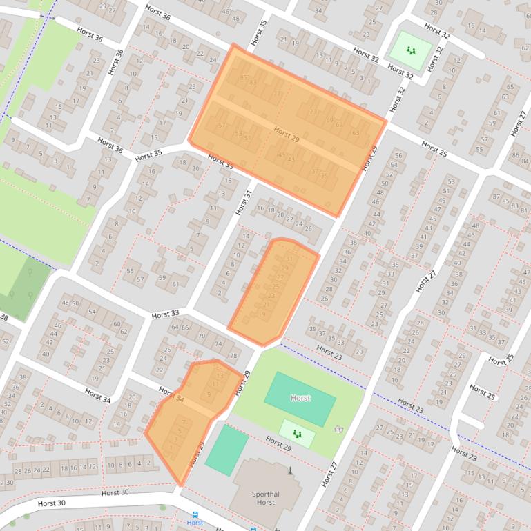 Kaart van postcodegebied 8225MX.