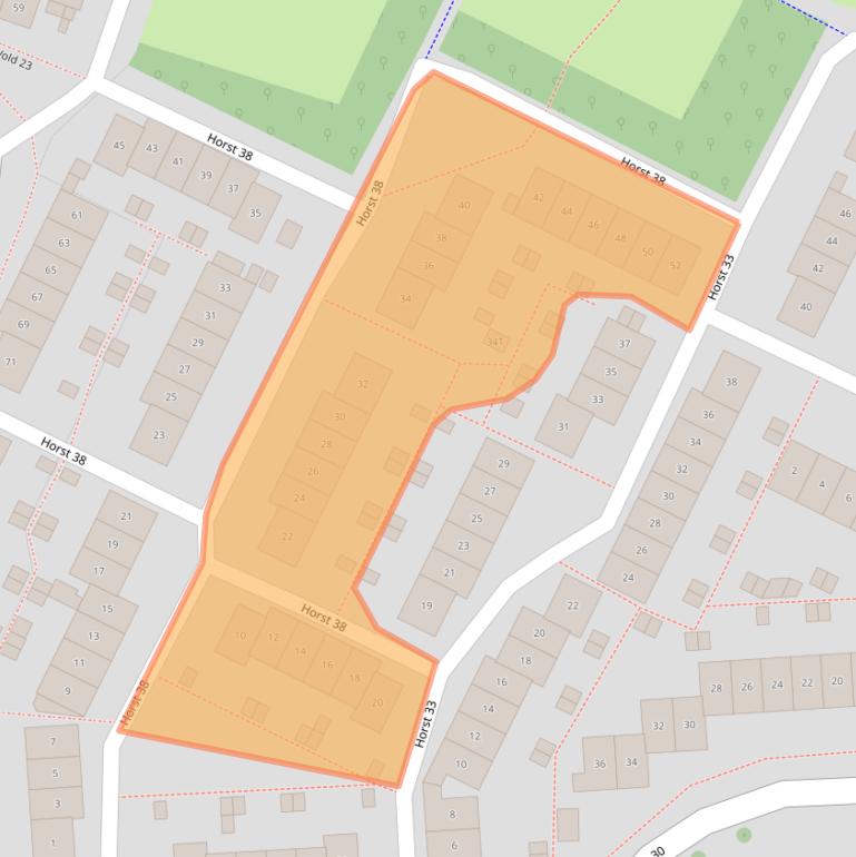 Kaart van postcodegebied 8225NM.
