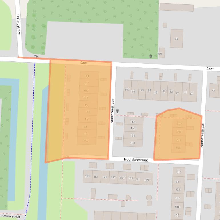 Kaart van postcodegebied 8226AH.