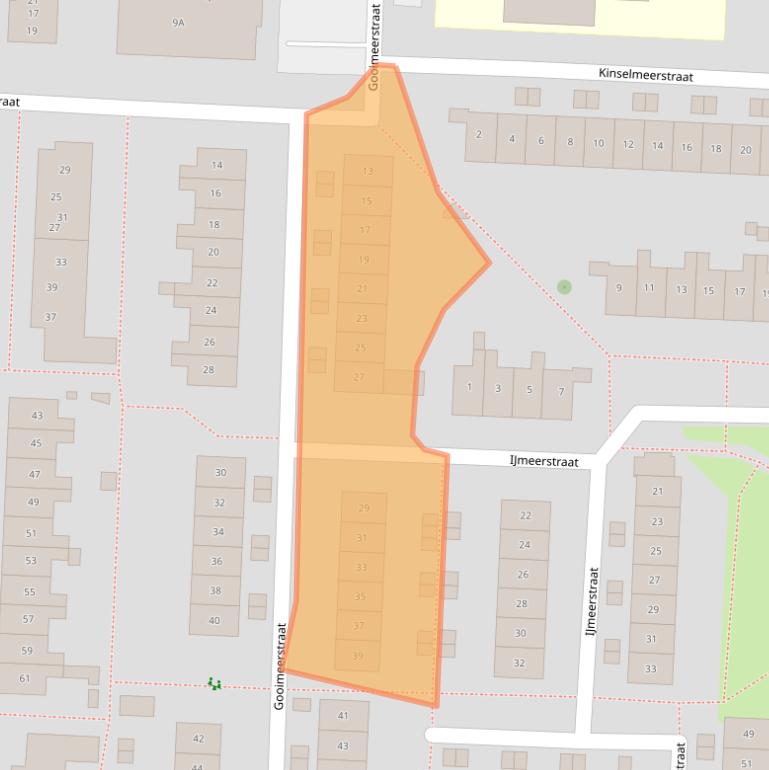 Kaart van postcodegebied 8226JL.