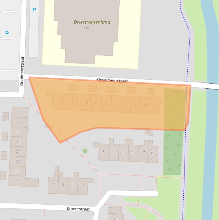 Kaart van postcodegebied 8226JP.