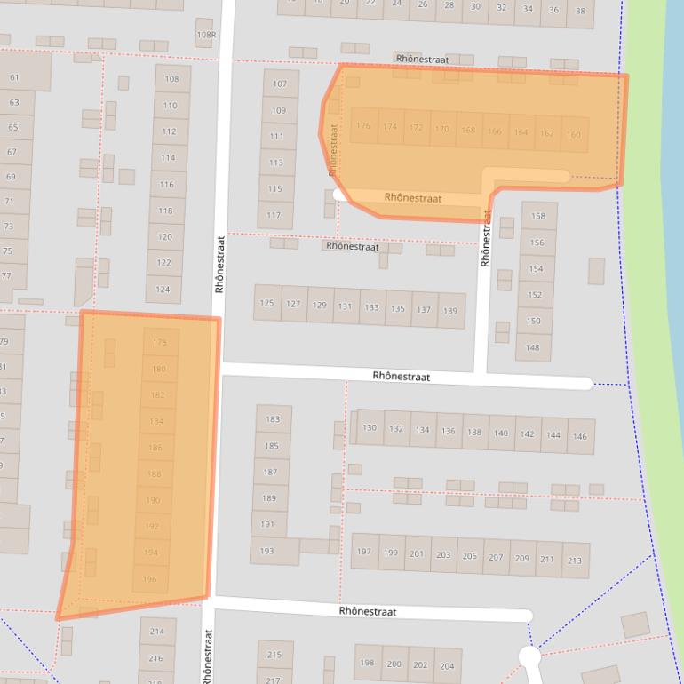 Kaart van postcodegebied 8226MG.