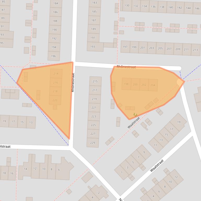 Kaart van postcodegebied 8226MH.