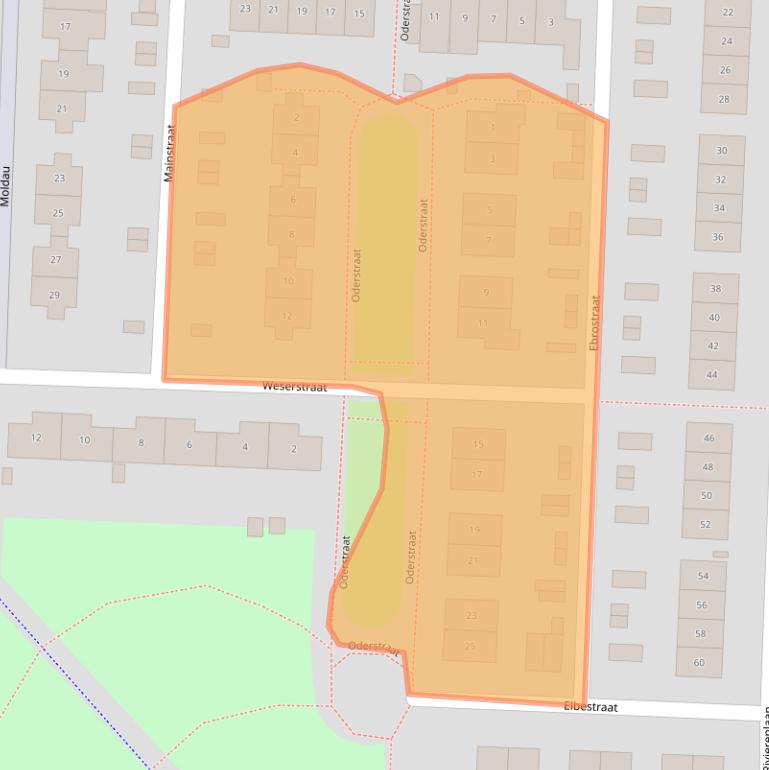 Kaart van postcodegebied 8226MP.