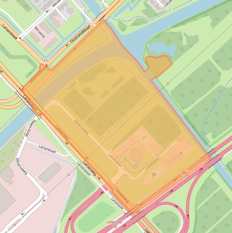 Kaart van postcodegebied 8226PB.