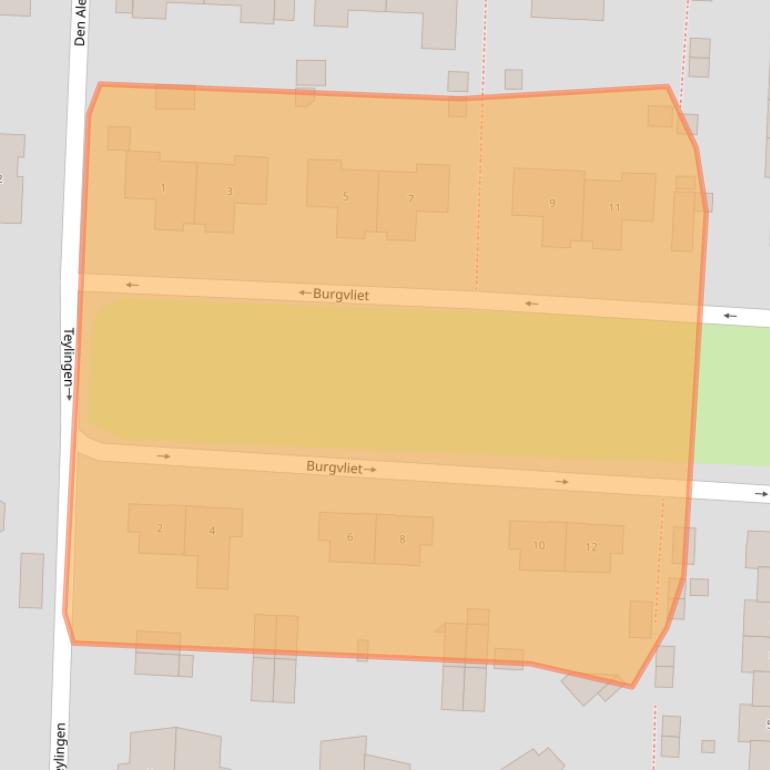 Kaart van postcodegebied 8226RD.
