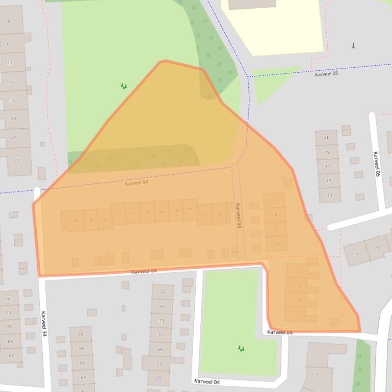 Kaart van postcodegebied 8231AB.