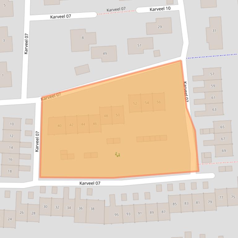 Kaart van postcodegebied 8231AM.