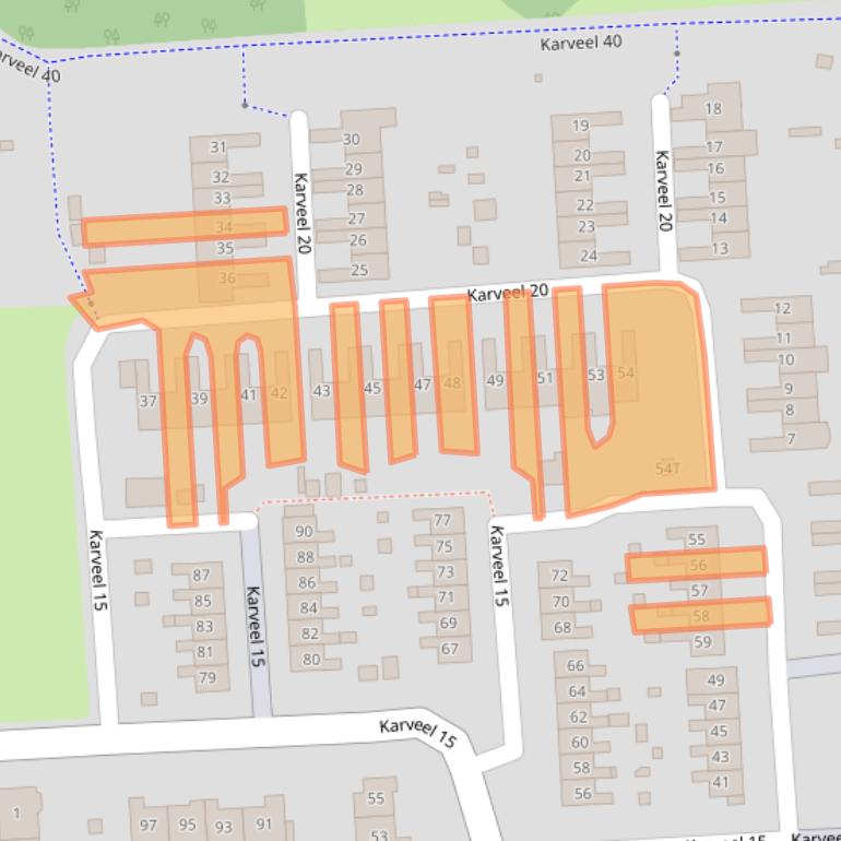 Kaart van postcodegebied 8231BB.