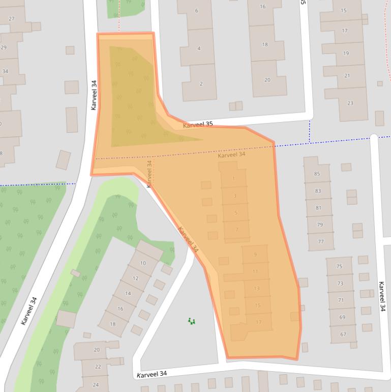 Kaart van postcodegebied 8231BL.