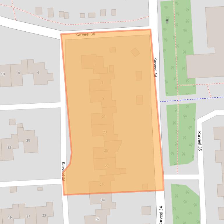 Kaart van postcodegebied 8231BR.