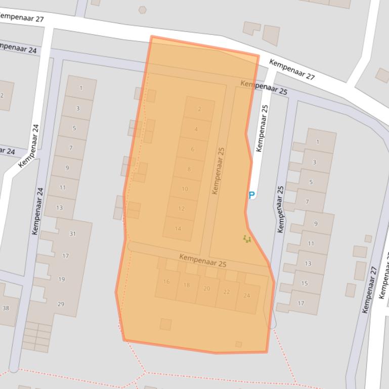 Kaart van postcodegebied 8231CG.