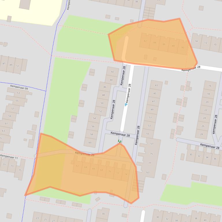 Kaart van postcodegebied 8231CV.