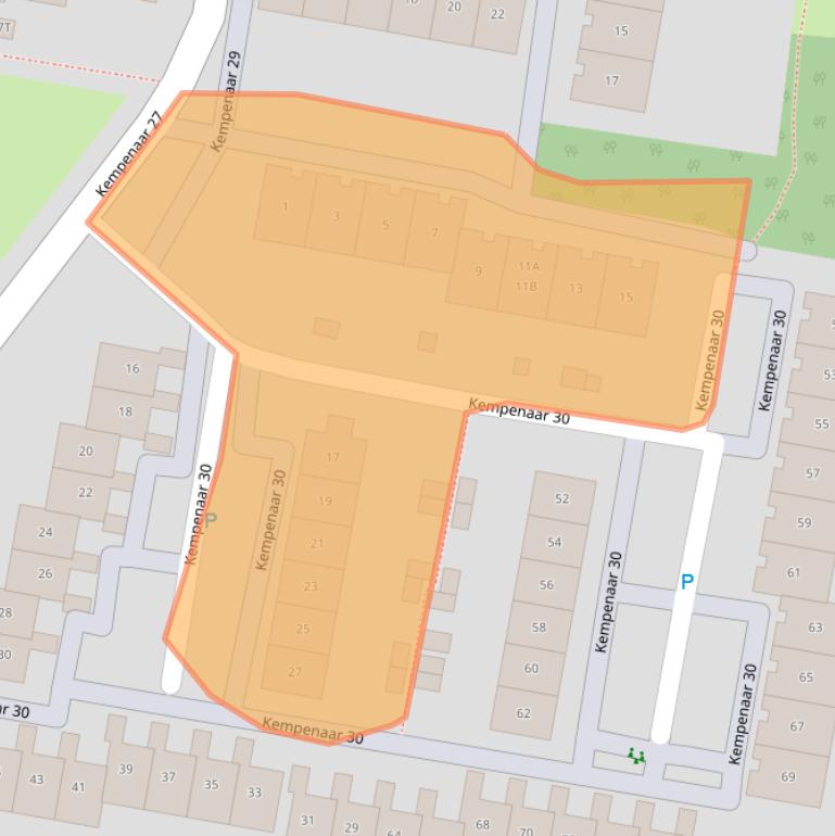 Kaart van postcodegebied 8231DA.