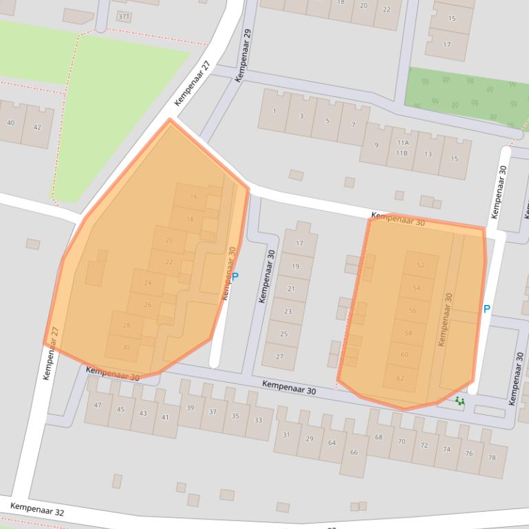 Kaart van postcodegebied 8231DC.