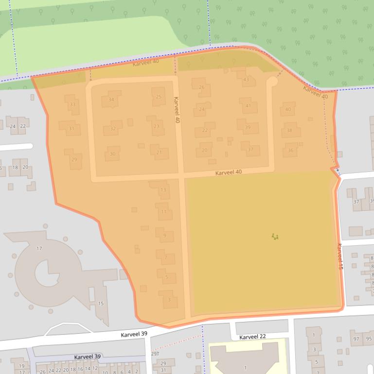 Kaart van postcodegebied 8231DK.