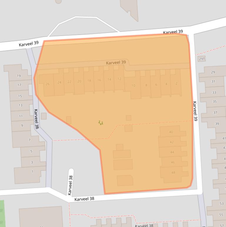 Kaart van postcodegebied 8231DP.