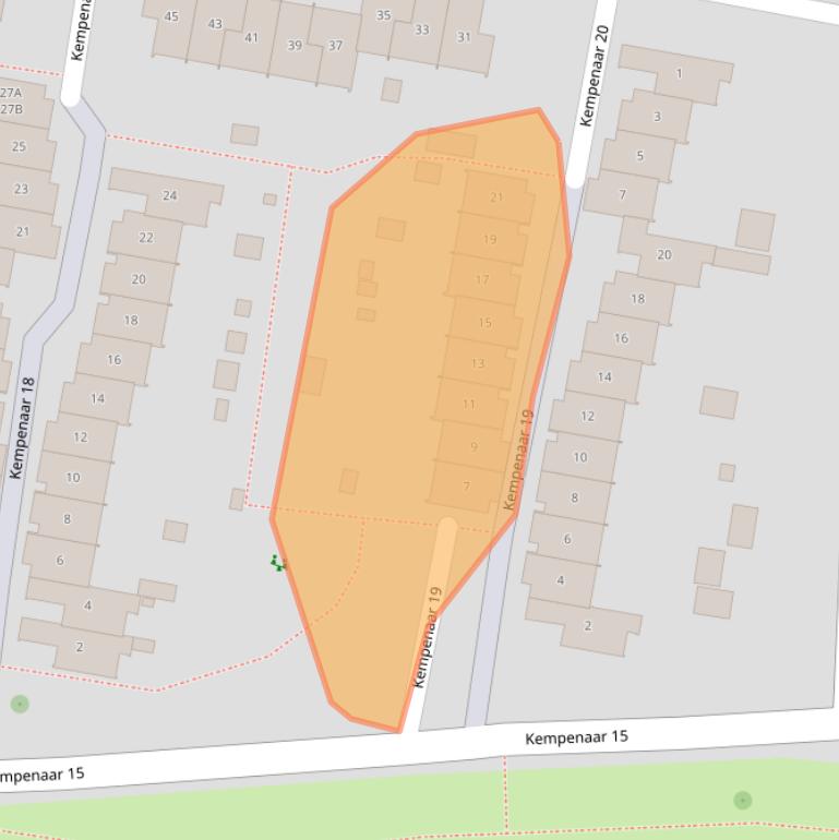 Kaart van postcodegebied 8231EW.