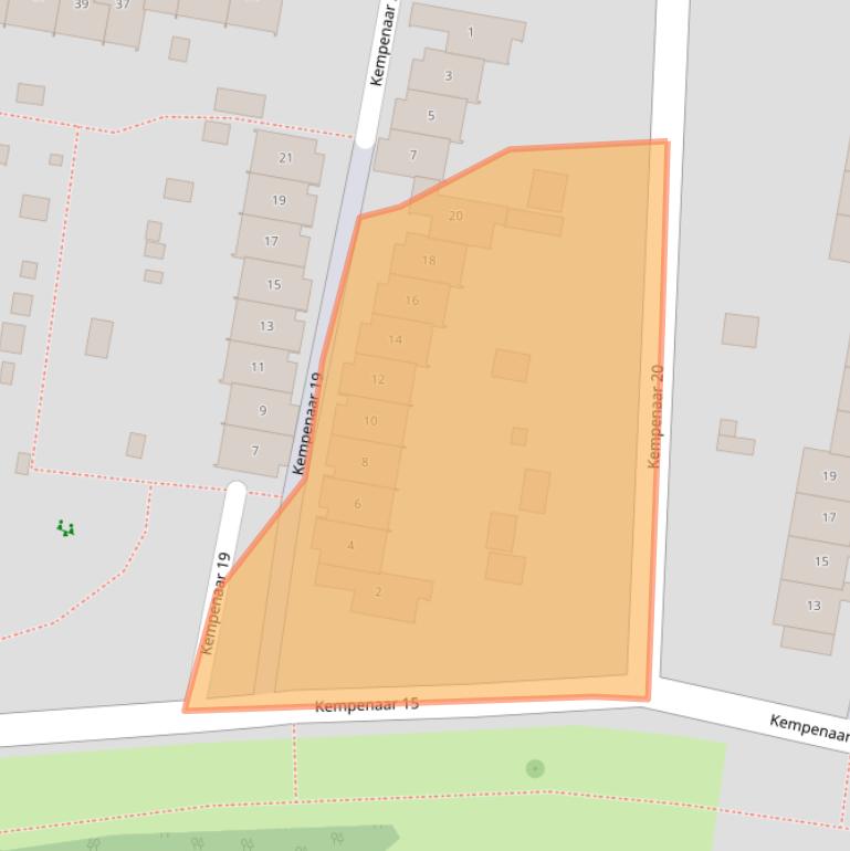 Kaart van postcodegebied 8231EX.