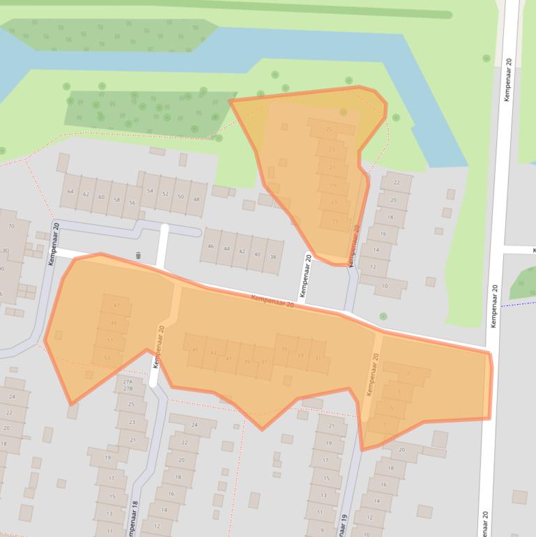 Kaart van postcodegebied 8231GA.