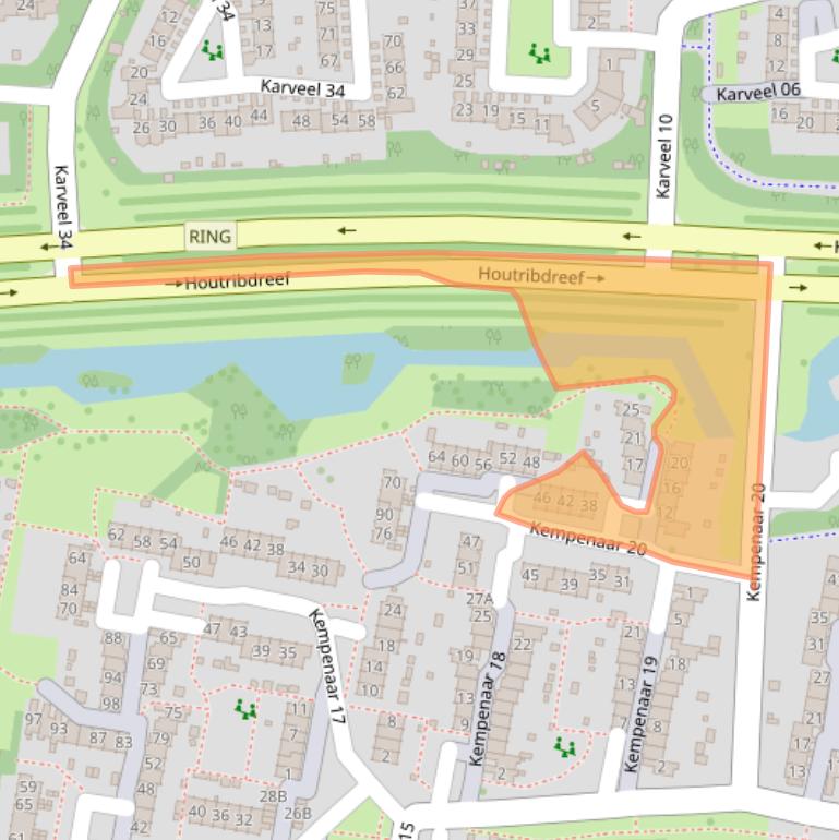 Kaart van postcodegebied 8231GB.