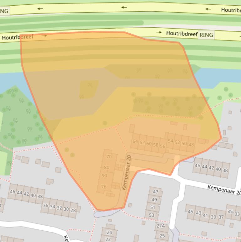 Kaart van postcodegebied 8231GC.