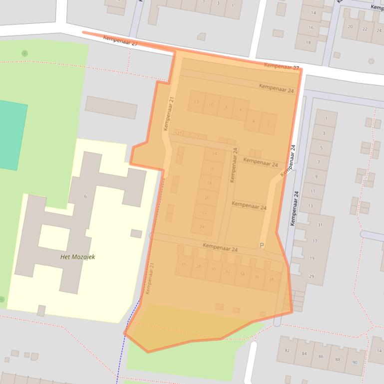 Kaart van postcodegebied 8231GK.