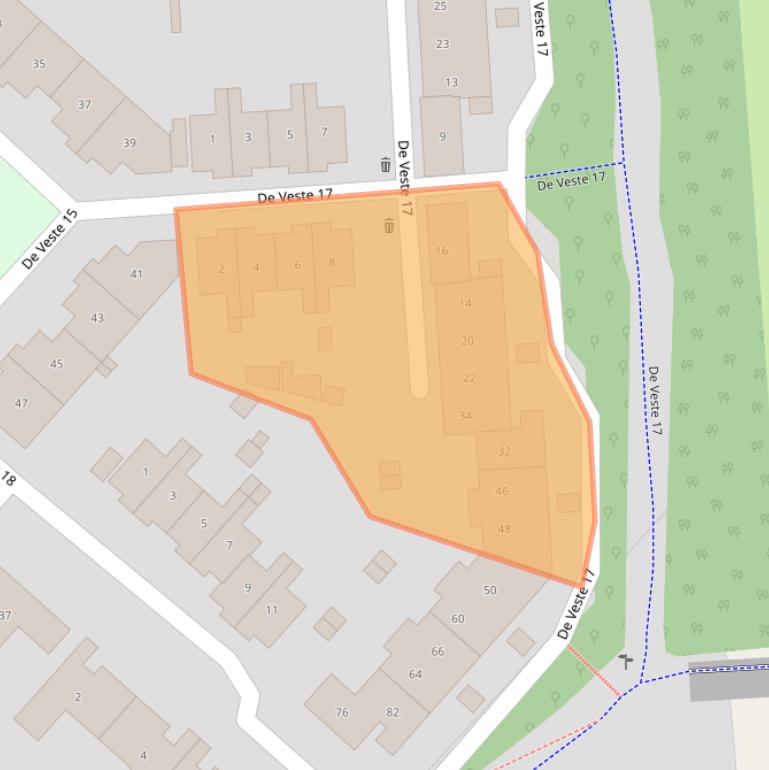 Kaart van postcodegebied 8231JN.