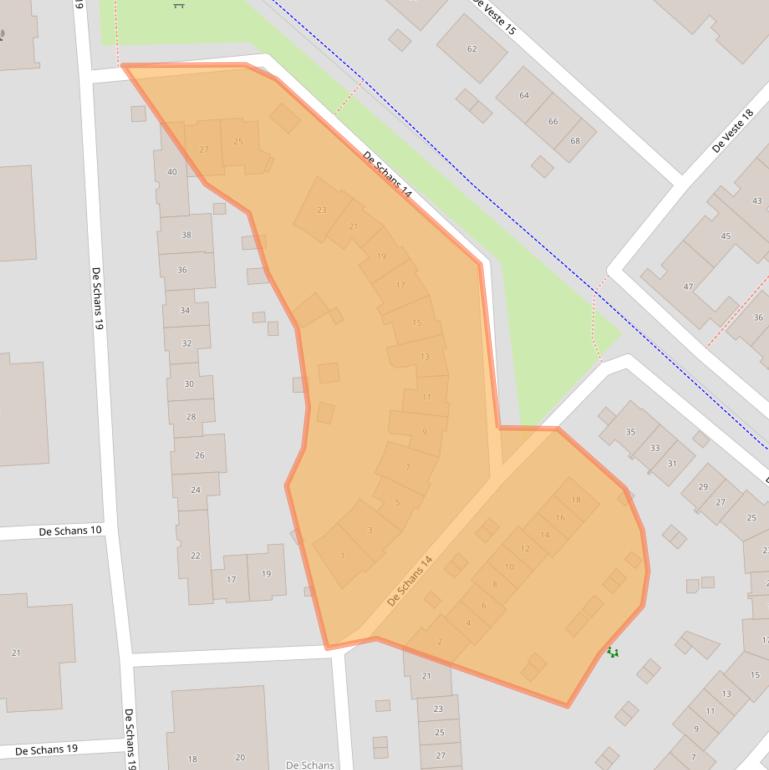 Kaart van postcodegebied 8231KL.