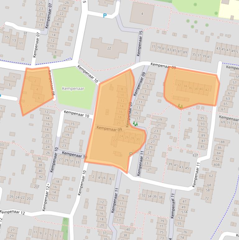 Kaart van postcodegebied 8231VE.