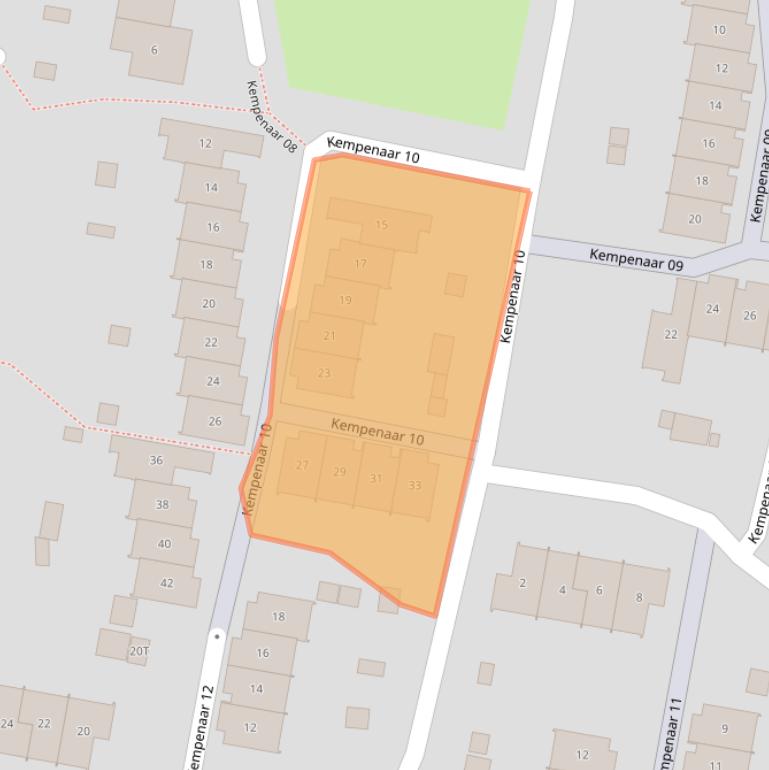 Kaart van postcodegebied 8231VG.