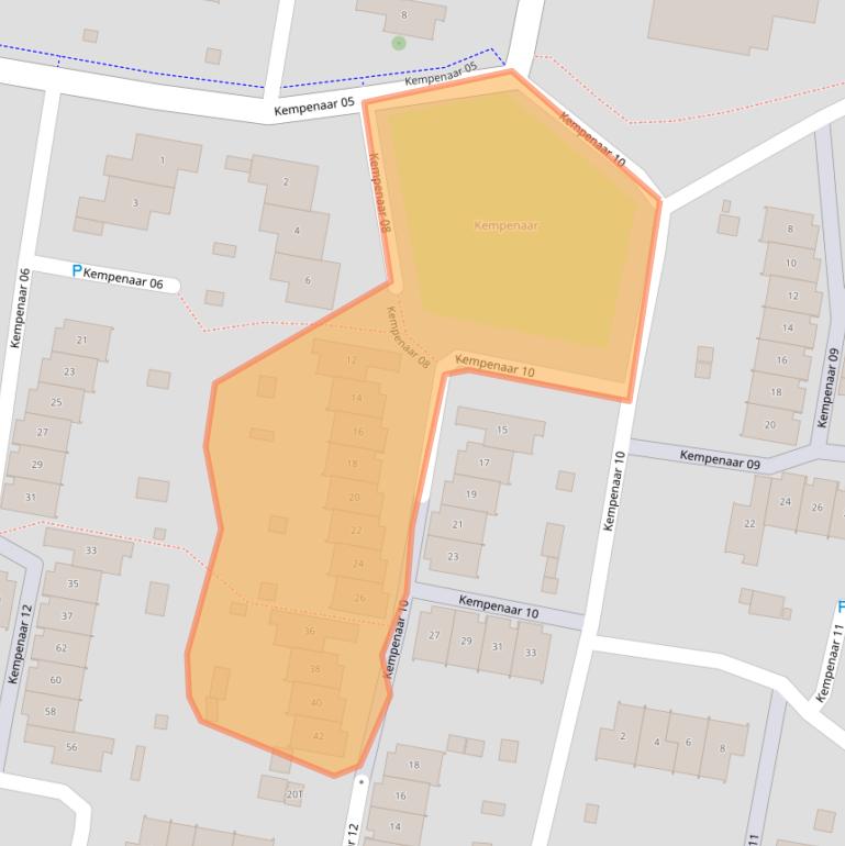 Kaart van postcodegebied 8231VH.