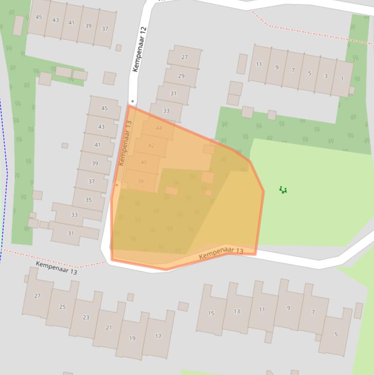 Kaart van postcodegebied 8231VS.