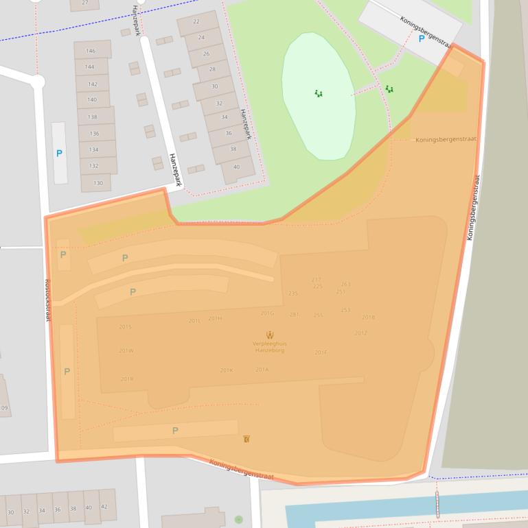 Kaart van postcodegebied 8232DC.