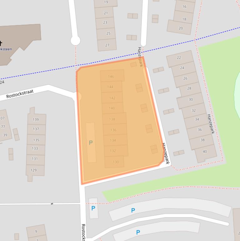 Kaart van postcodegebied 8232DE.