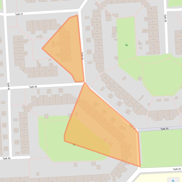 Kaart van postcodegebied 8232MP.