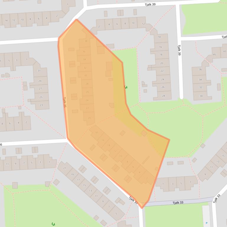Kaart van postcodegebied 8232MR.