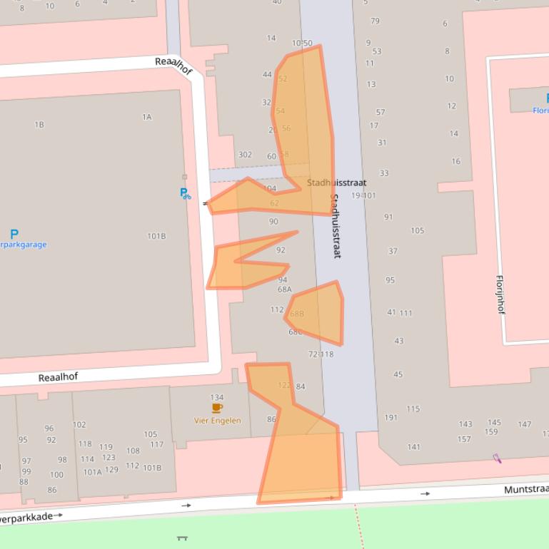 Kaart van postcodegebied 8232VC.