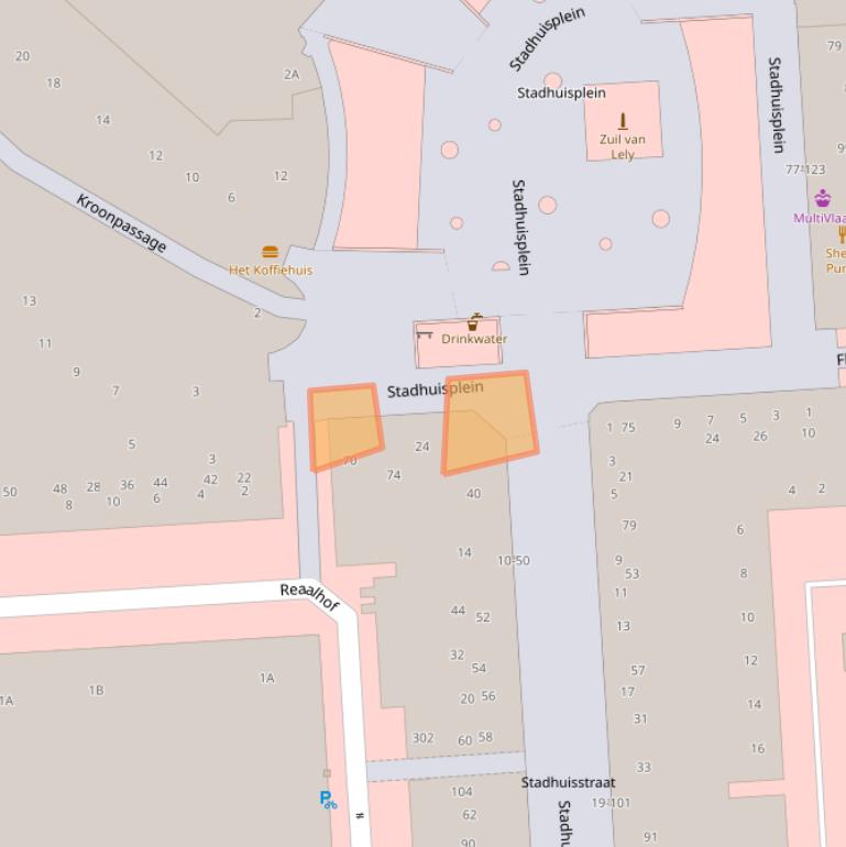 Kaart van postcodegebied 8232VL.