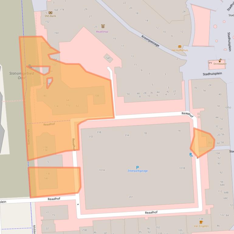 Kaart van postcodegebied 8232VS.