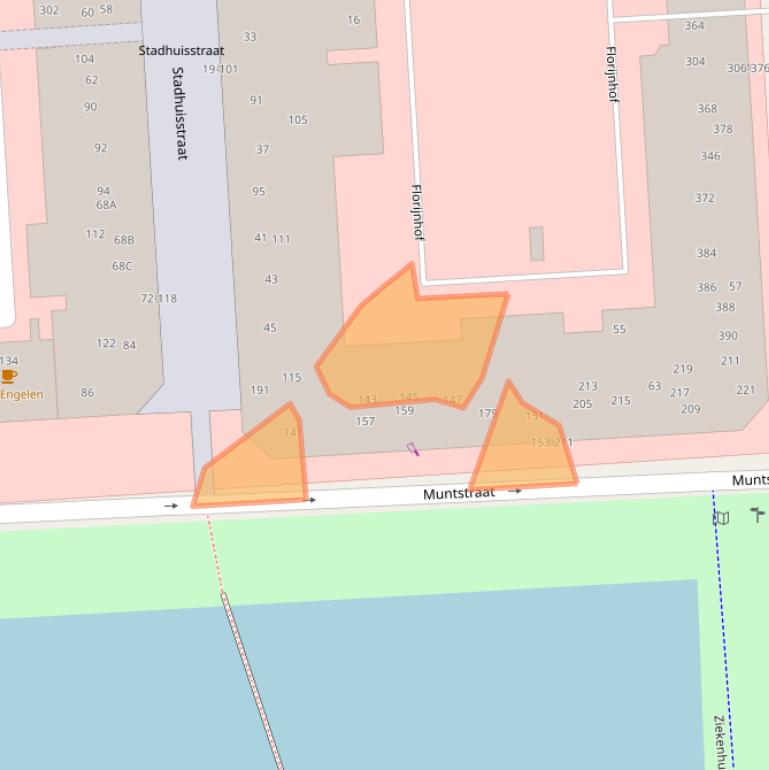 Kaart van postcodegebied 8232WB.